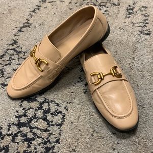 ZARA leather loafers